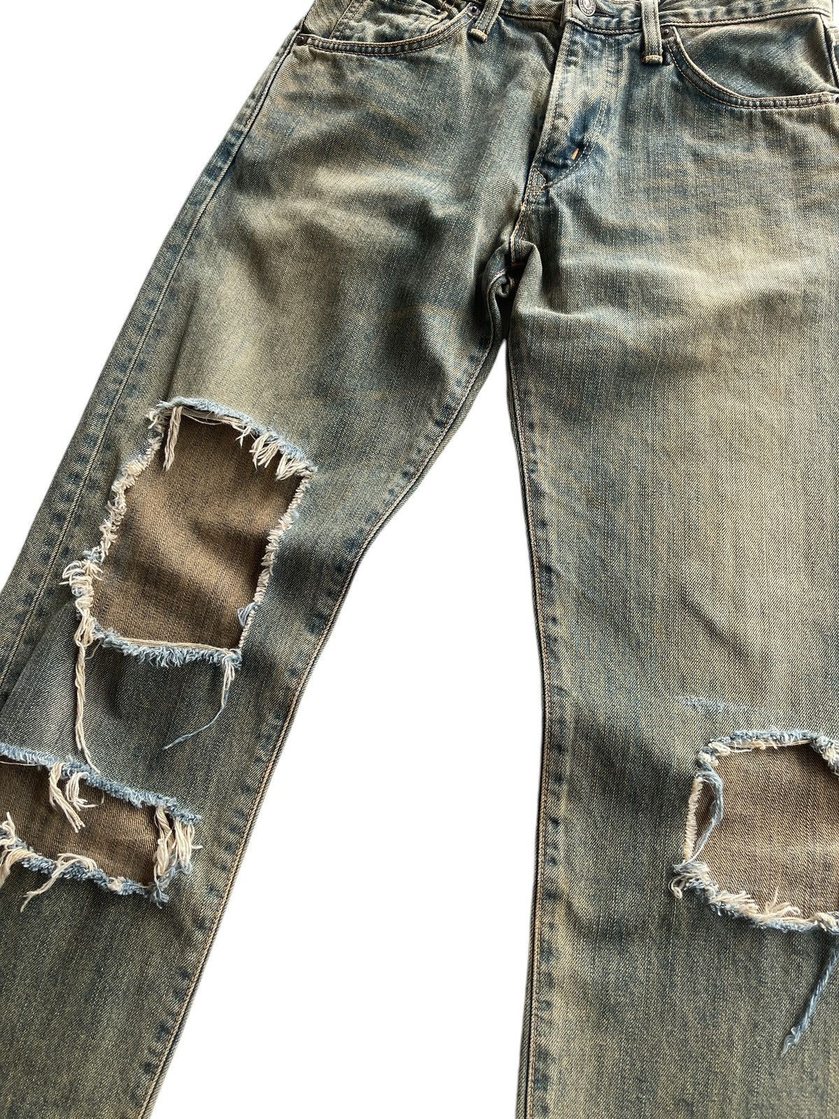 Vintage Vintage Edwin XV Ripped Distressed Denim Size US 27 - 4 Thumbnail