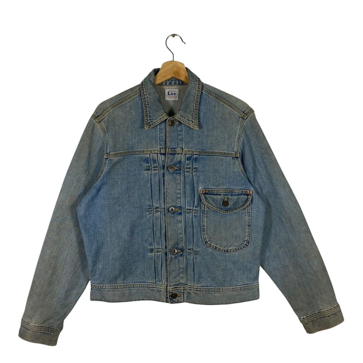 Lee × Levi's Vintage Clothing × Vintage Vintage 90s Lee Cowboy Left Hand Denim Jacket Sanforized Size US M / EU 48-50 / 2 - 1 Thumbnail