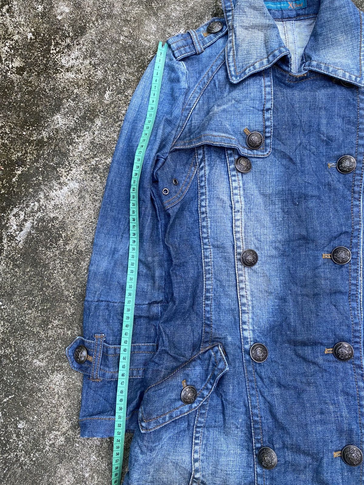 Le Grande Bleu (L.G.B.) Y2K X CHROMOSOME IN X X FREND DENIM JACKET Size S / US 4 / IT 40 - 11 Thumbnail