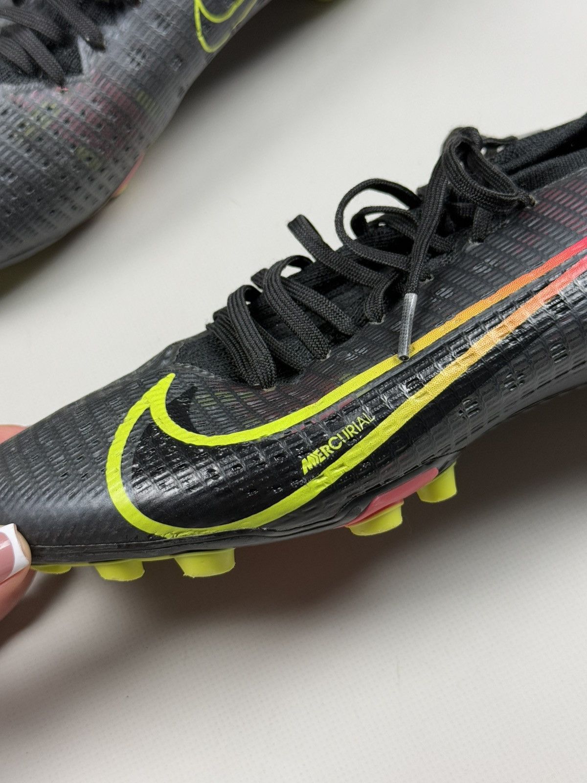 Nike Nike Vapor 14 AG Pro Soccer Cleats Shoes US 8.5 CV0990-090 Size US 8.5 / EU 41-42 - 12 Thumbnail
