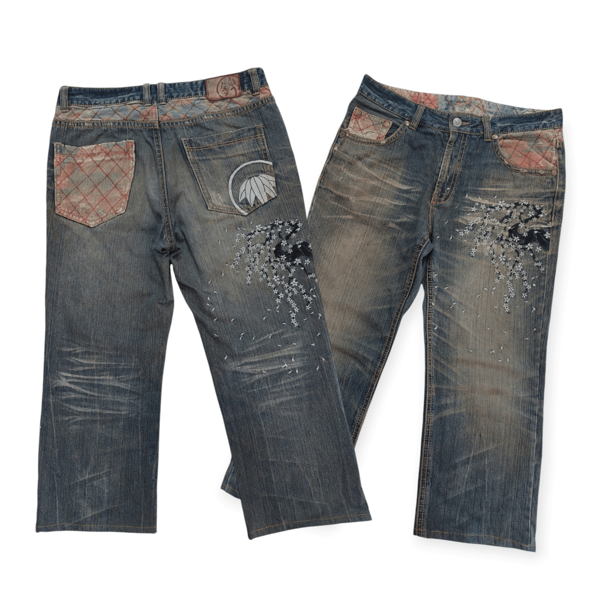 Vintage Nishiki Oriental Embroidered Jeans