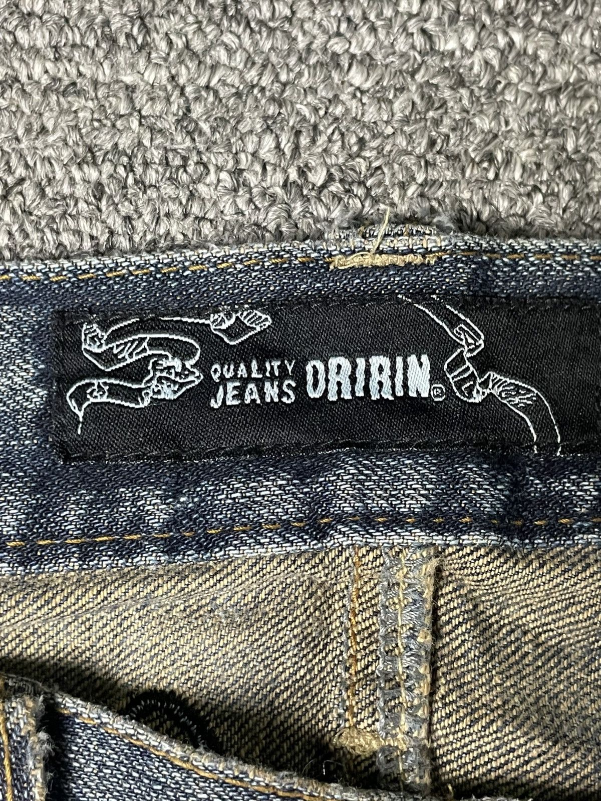 Japanese Brand Vintage ORIRIN Japan Distressed Denim Jeans (99) Size US 32 / EU 48 - 4 Thumbnail