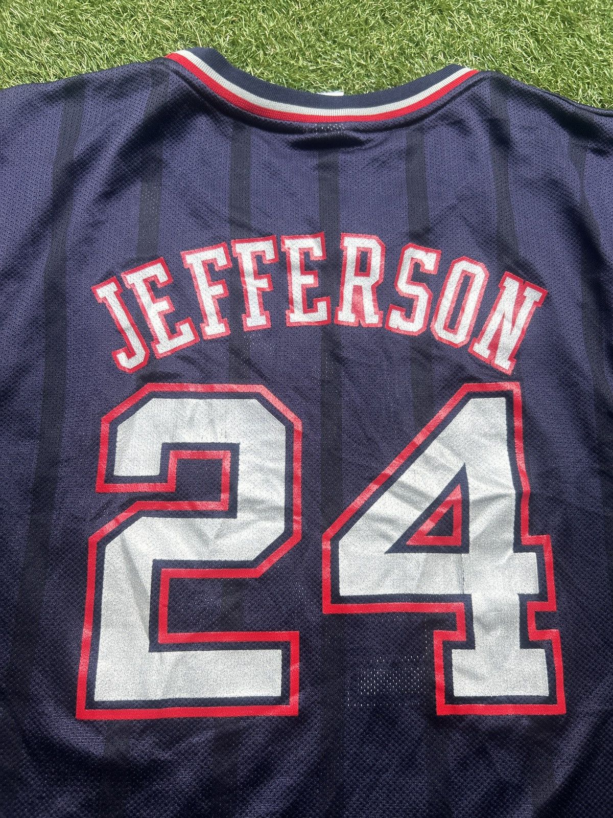 NBA Vintage Richard Jefferson New Jersey Nets Reebok NBA Jersey Size US L / EU 52-54 / 3 - 6 Thumbnail