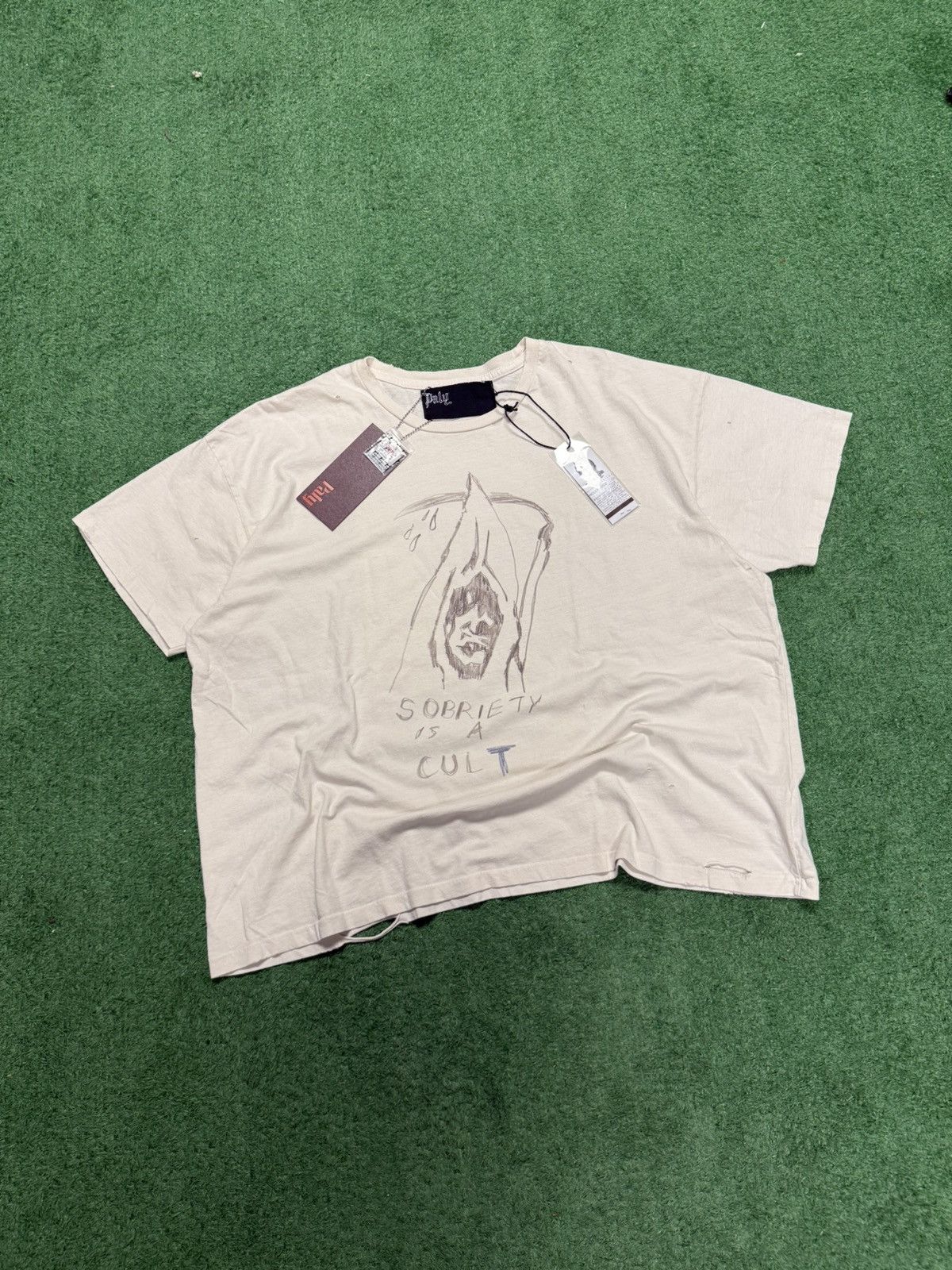 Paly Hollywood graphic single stitch tee sz large