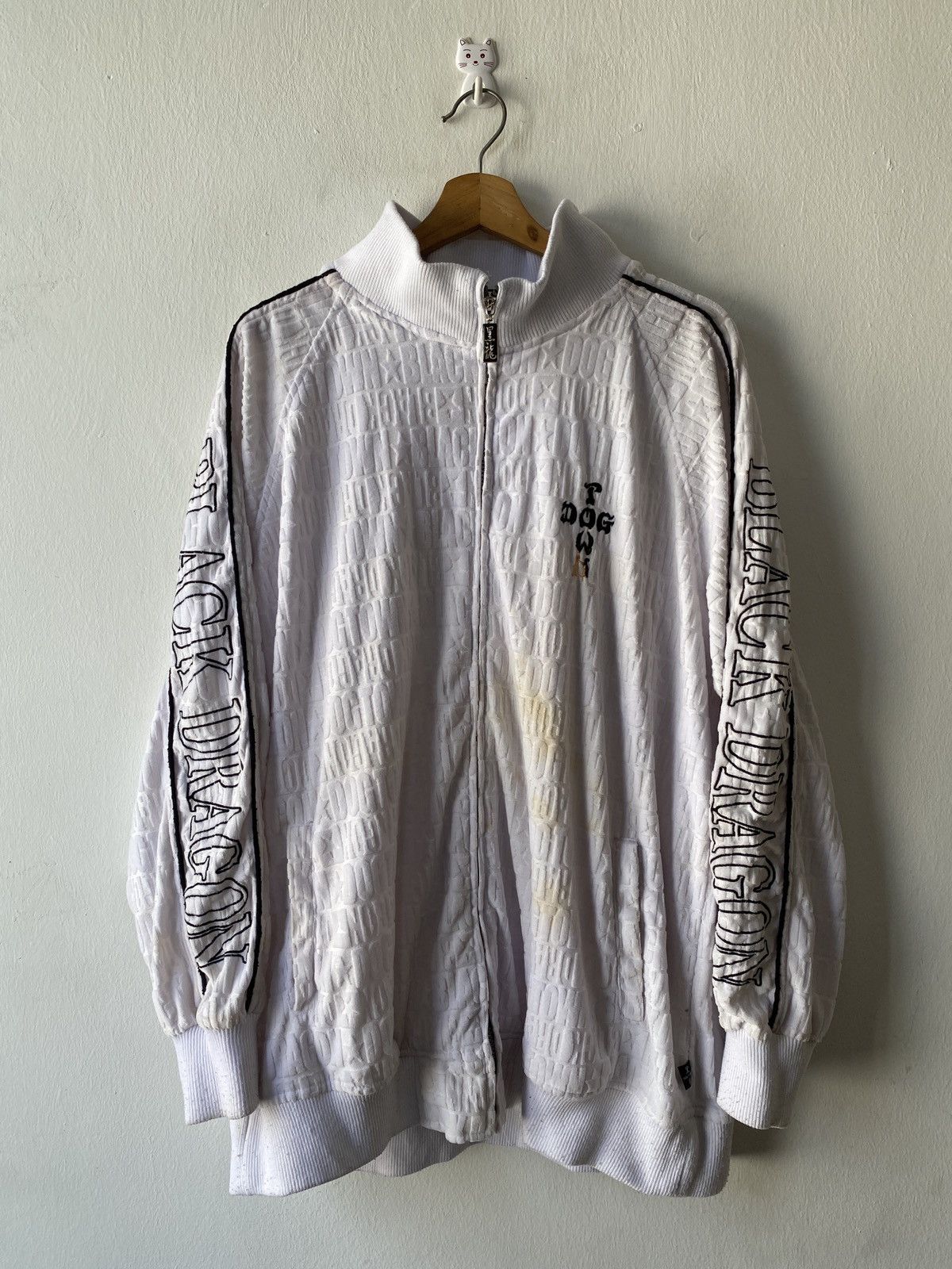 Dogtown × Japanese Brand × Vintage DogTown Black Dragon Design Monogram Zipper Jacket Size US XL / EU 56 / 4 - 5 Thumbnail