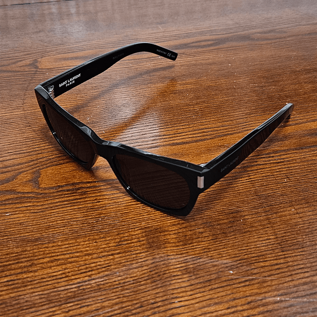 image of YVES Saint Laurent Black Saint Laurent Sunglasses, Women's