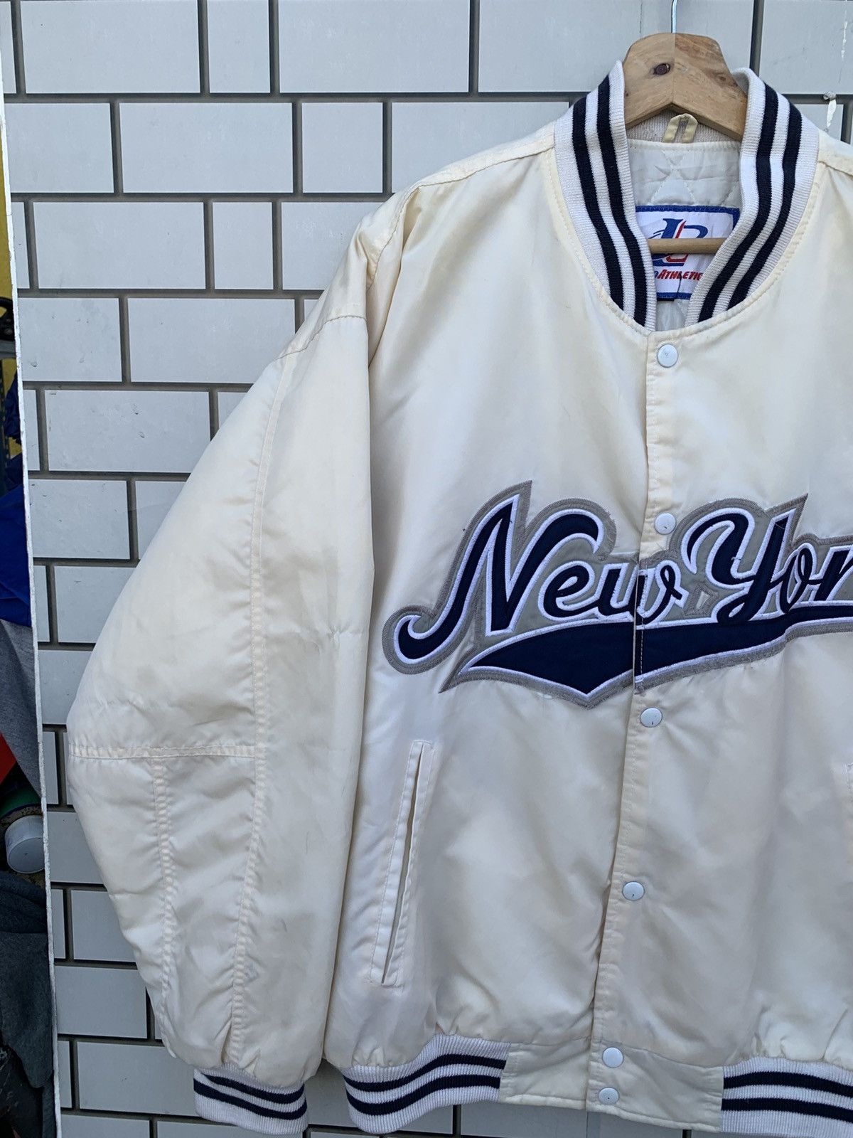Logo Athletic × Vintage Vintage Logo Athletic Bomber Jacket Size US L / EU 52-54 / 3 - 6 Thumbnail