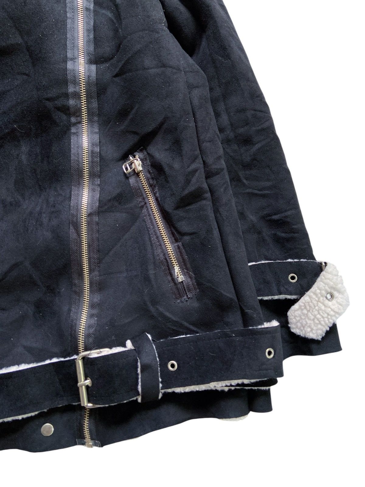 Japanese Brand OLIVER CLOSET BONDAGE SHERPA JACKET Size US L / EU 52-54 / 3 - 6 Thumbnail