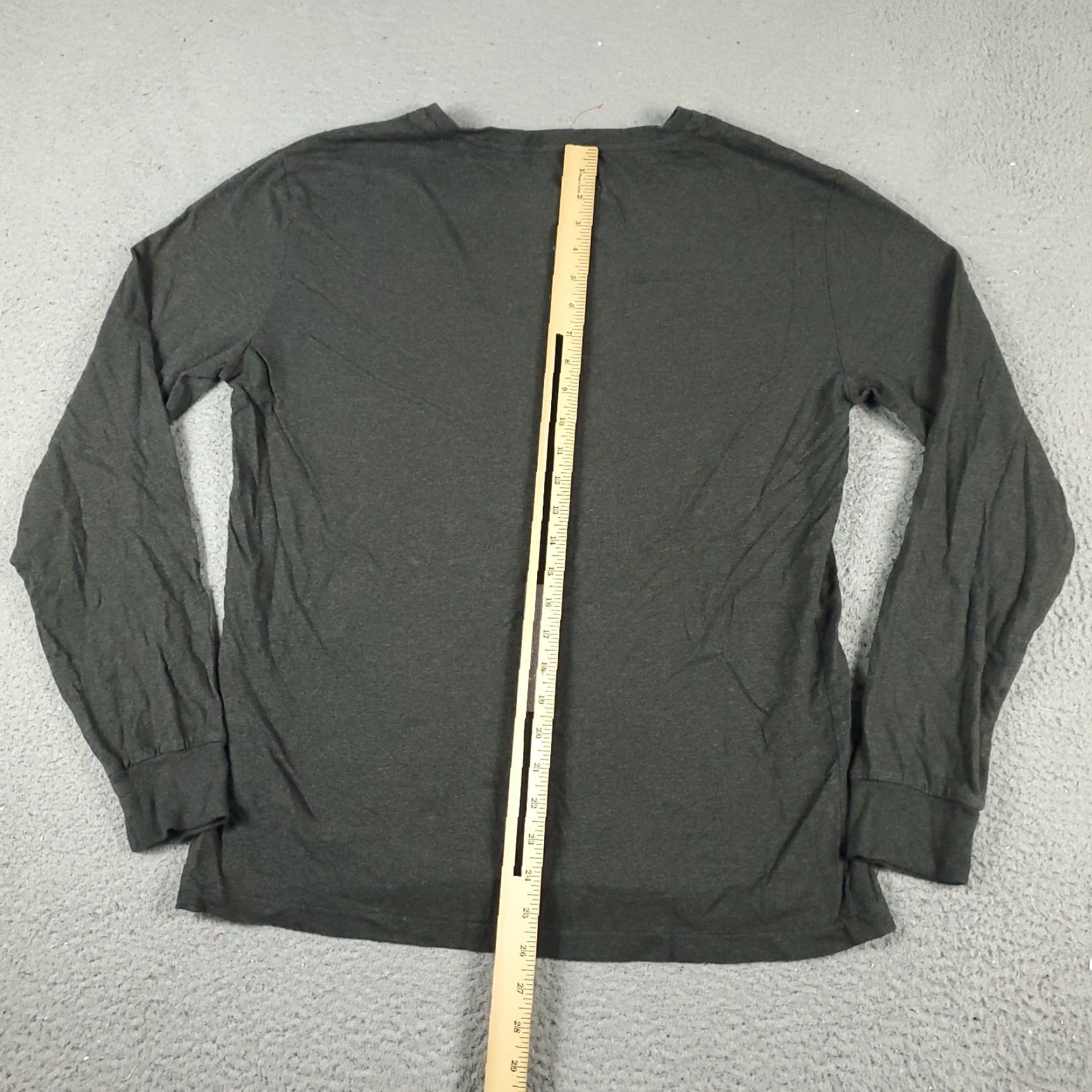 Polo Ralph Lauren Polo Ralph Lauren Long Sleeve T-Shirt Mens Medium Gray Casual Crew Neck Size US M / EU 48-50 / 2 - 6 Thumbnail
