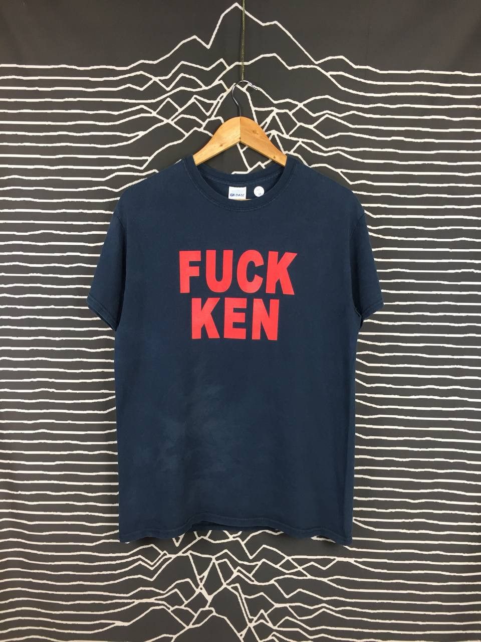 image of Band Tees x Vintage VTG Fuck Ken Pizza Of Death Records Ken Yokoyama Tee in Black (Size Medium)