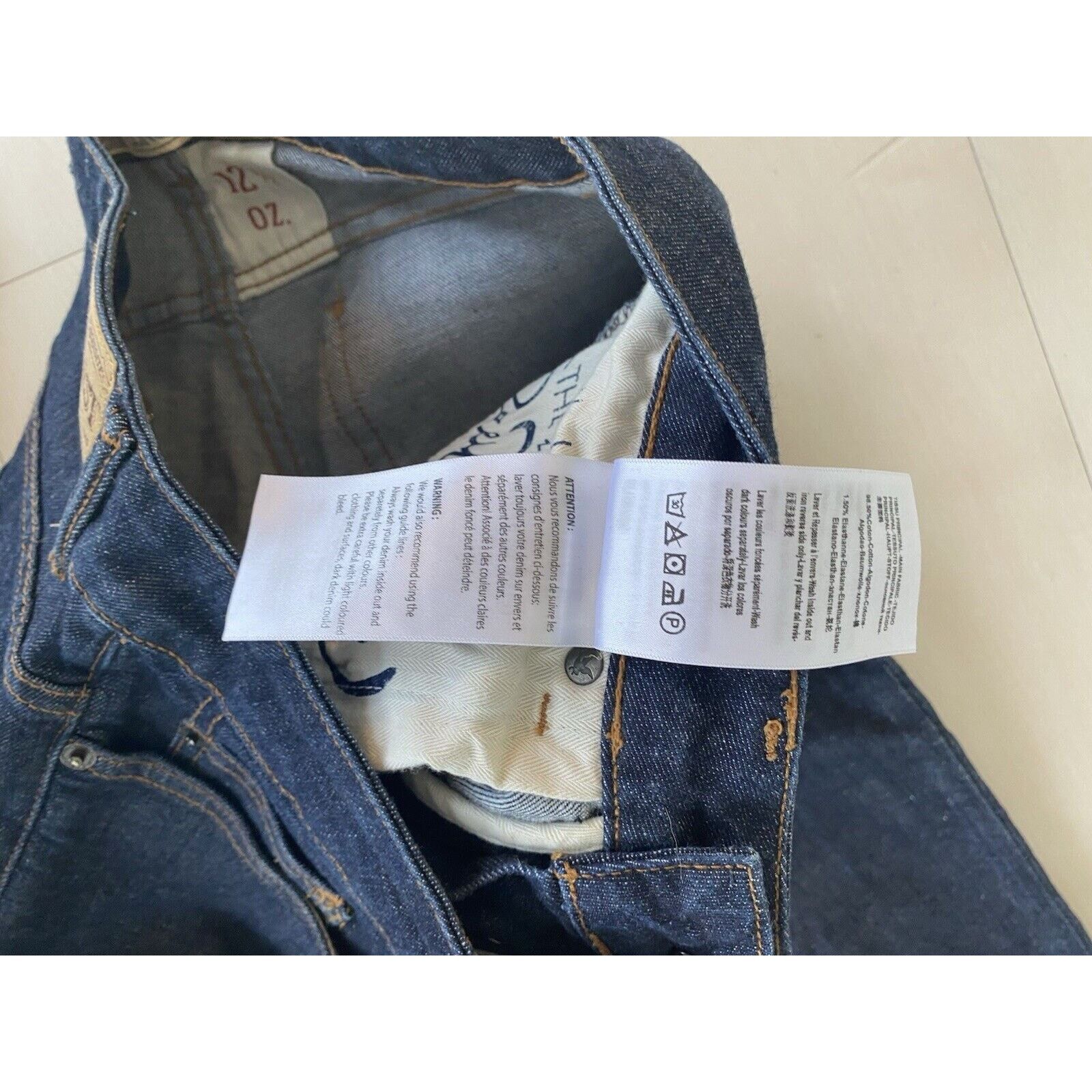 Chevignon Sanforized Chevignon Conquest 12.5 OZ denim Pants Sz 29 Size 29" - 7 Thumbnail