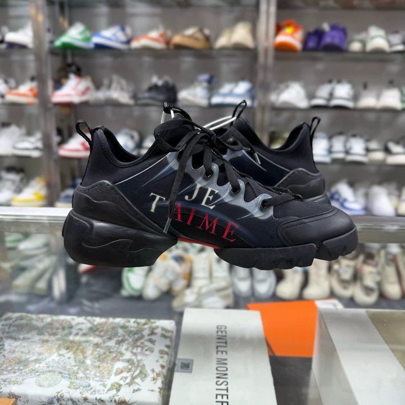Dior Dior DIOR D-Connect Black Dad Sneakers Size 38-2507 Size US 10 / EU 43 - 4 Thumbnail