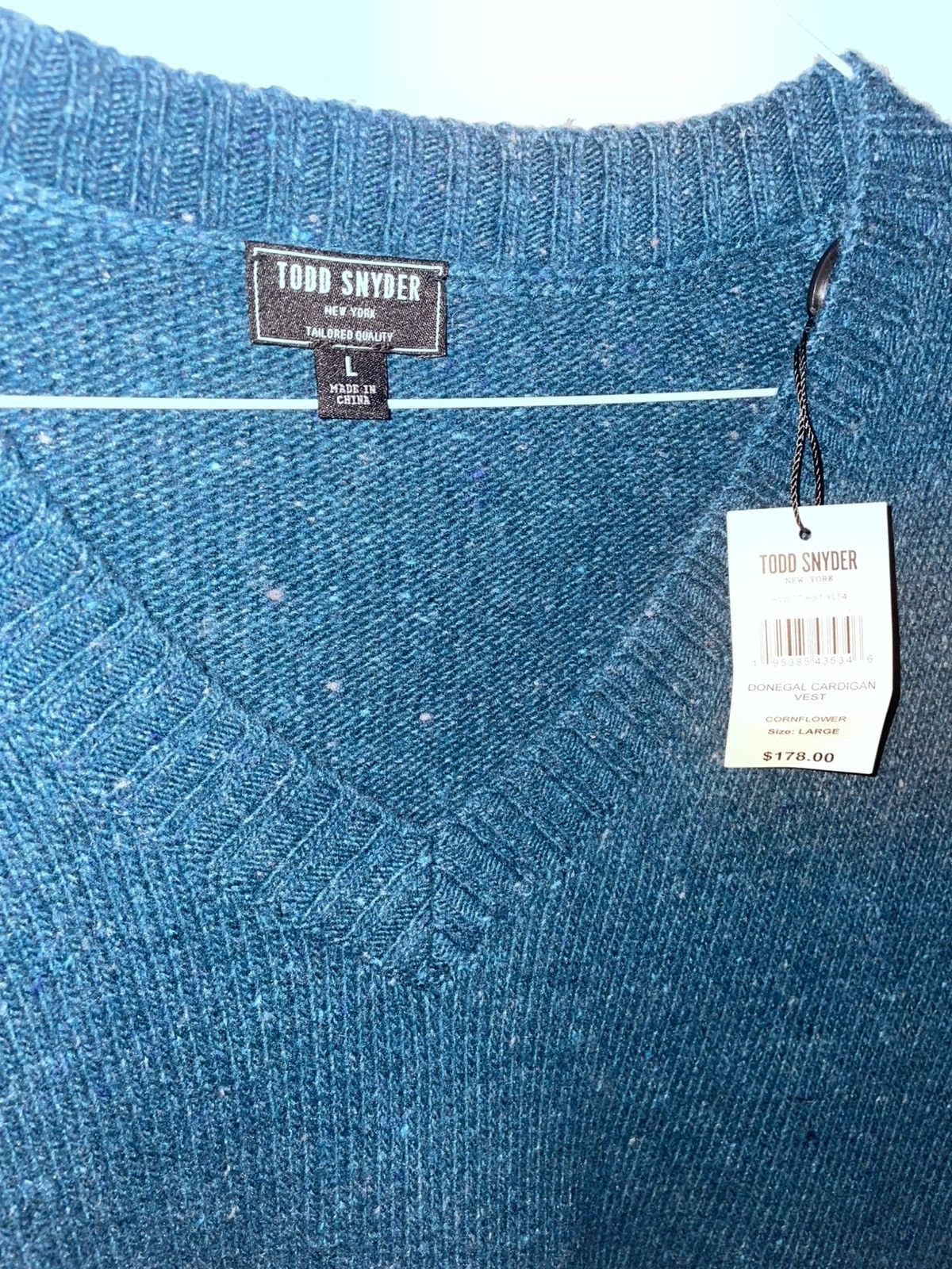 Todd Snyder Todd Snyder donegal sweater vest Size US L / EU 52-54 / 3 - 2 Thumbnail