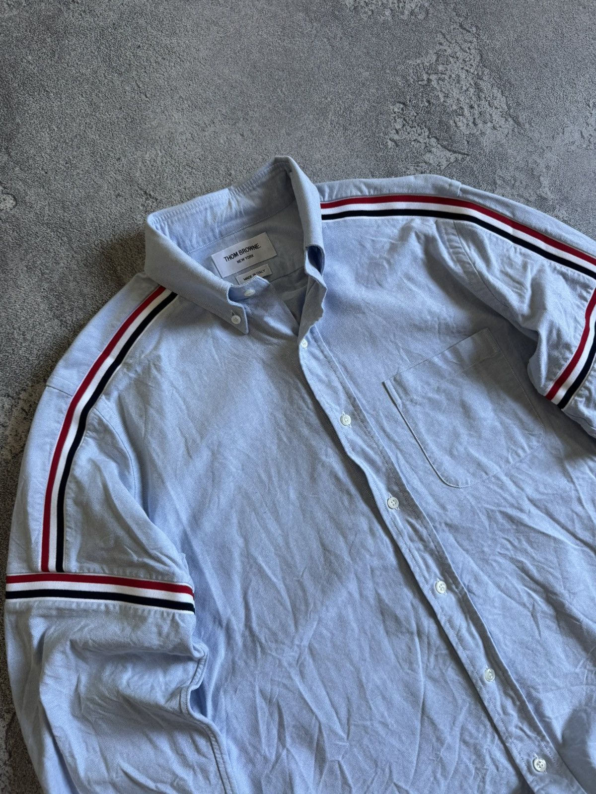 Thom Browne Thom Browne 2/M button up shirt long sleeve old money Size US M / EU 48-50 / 2 - 2 Thumbnail