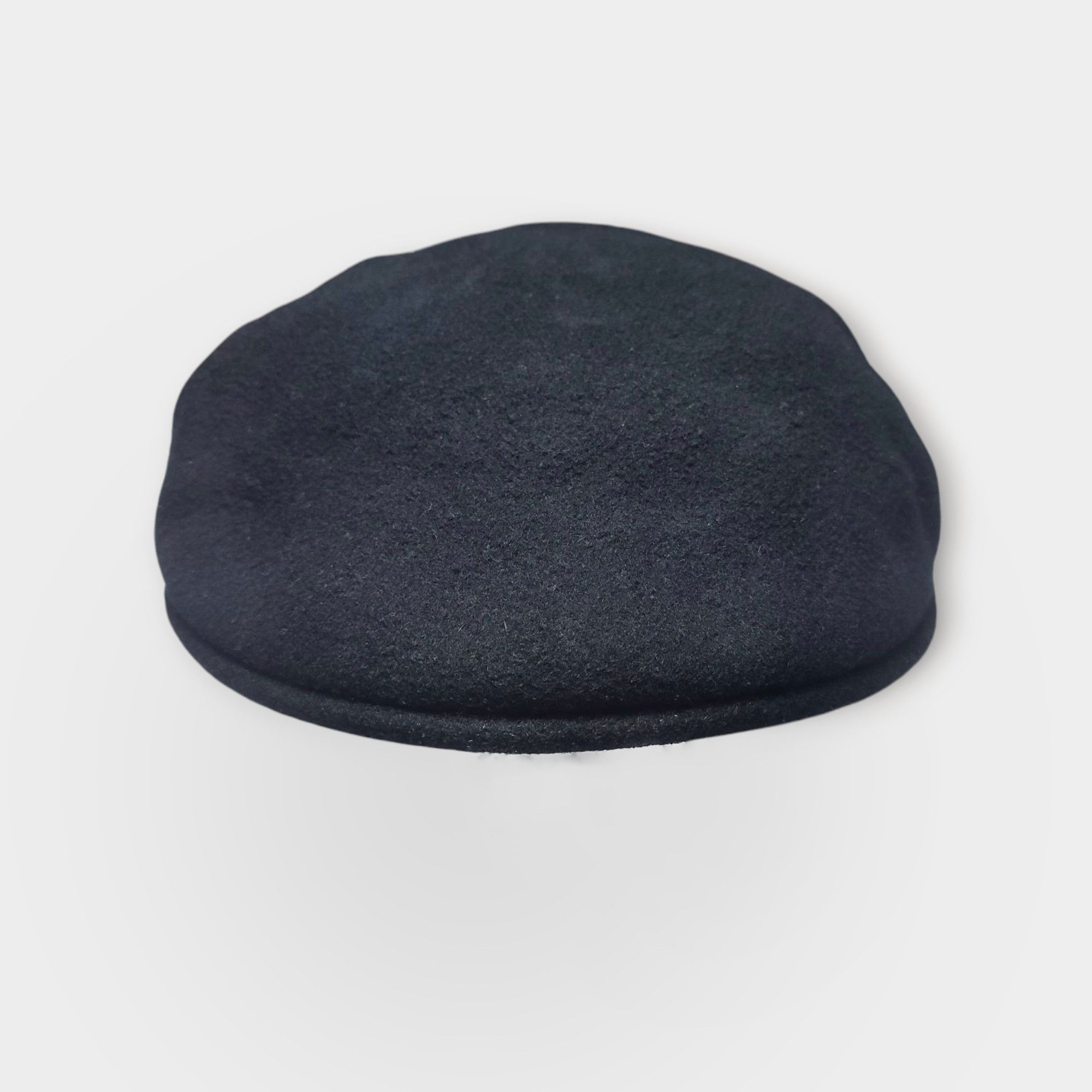 Vintage Kangol Black Wool 504 Flat Cap Kangaroo Logo Vintage Size ONE SIZE - 7 Thumbnail