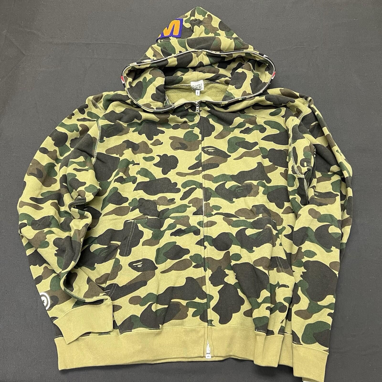 Bape BAPE by A Bathing Ape ABC Camo Green Shark Full Zip Hoodie Size US XXL / EU 58 / 5 - 1 Thumbnail