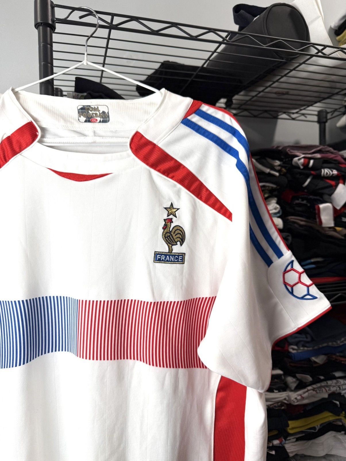 Vintage Rare 2000’s France Soccer Jersey T Shirt World Cup Size US XXL / EU 58 / 5 - 3 Thumbnail