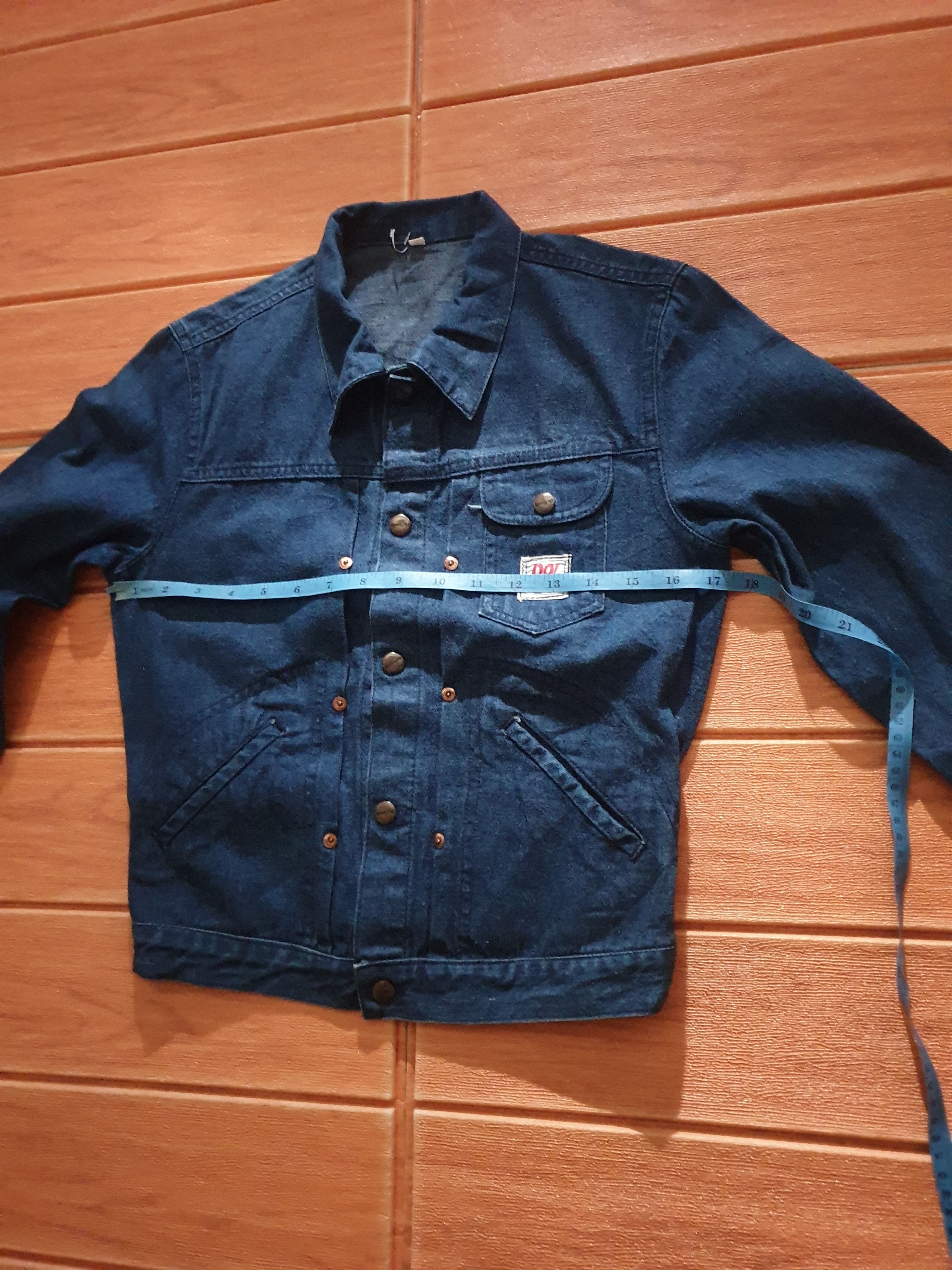 Japanese Brand 💥Vintage Do Family & Co Denim jacket Size US XXS / EU 40 - 7 Thumbnail