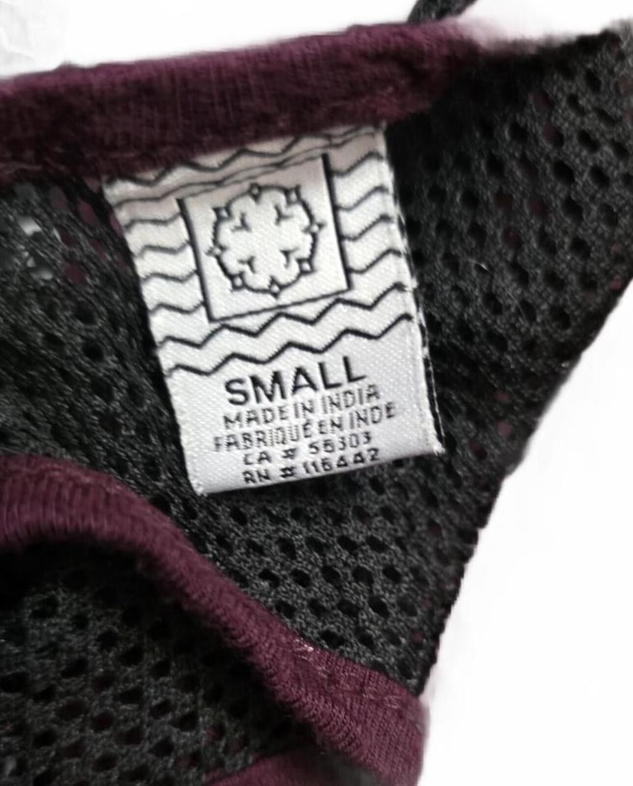 Empyre Empyre Wild Graphic Racerback Tank Top Small Burgandy Sheer Size S / US 4 / IT 40 - 6 Thumbnail