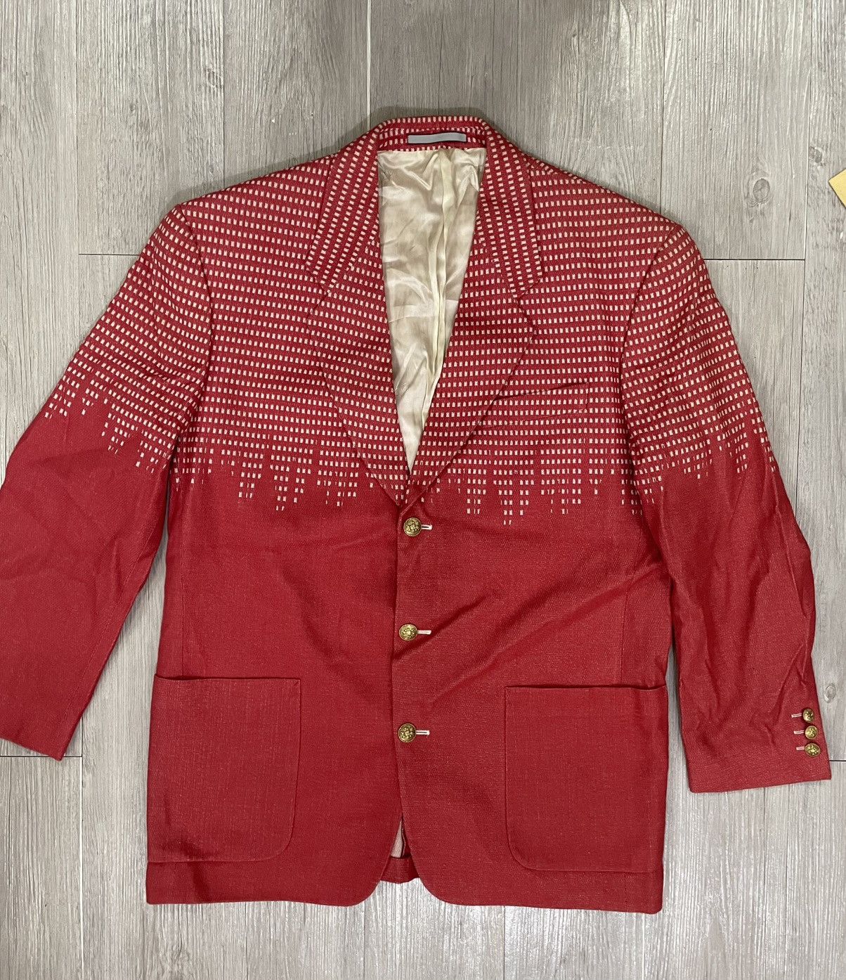 Kenzo Vintage Kenzo Blazer Red Size 52R - 1 Thumbnail