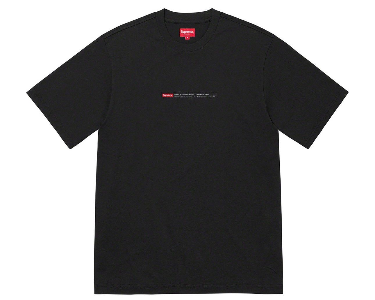 Supreme Supreme Property Label Short-Sleeve Top 'Black' Size US L / EU 52-54 / 3 - 1 Thumbnail