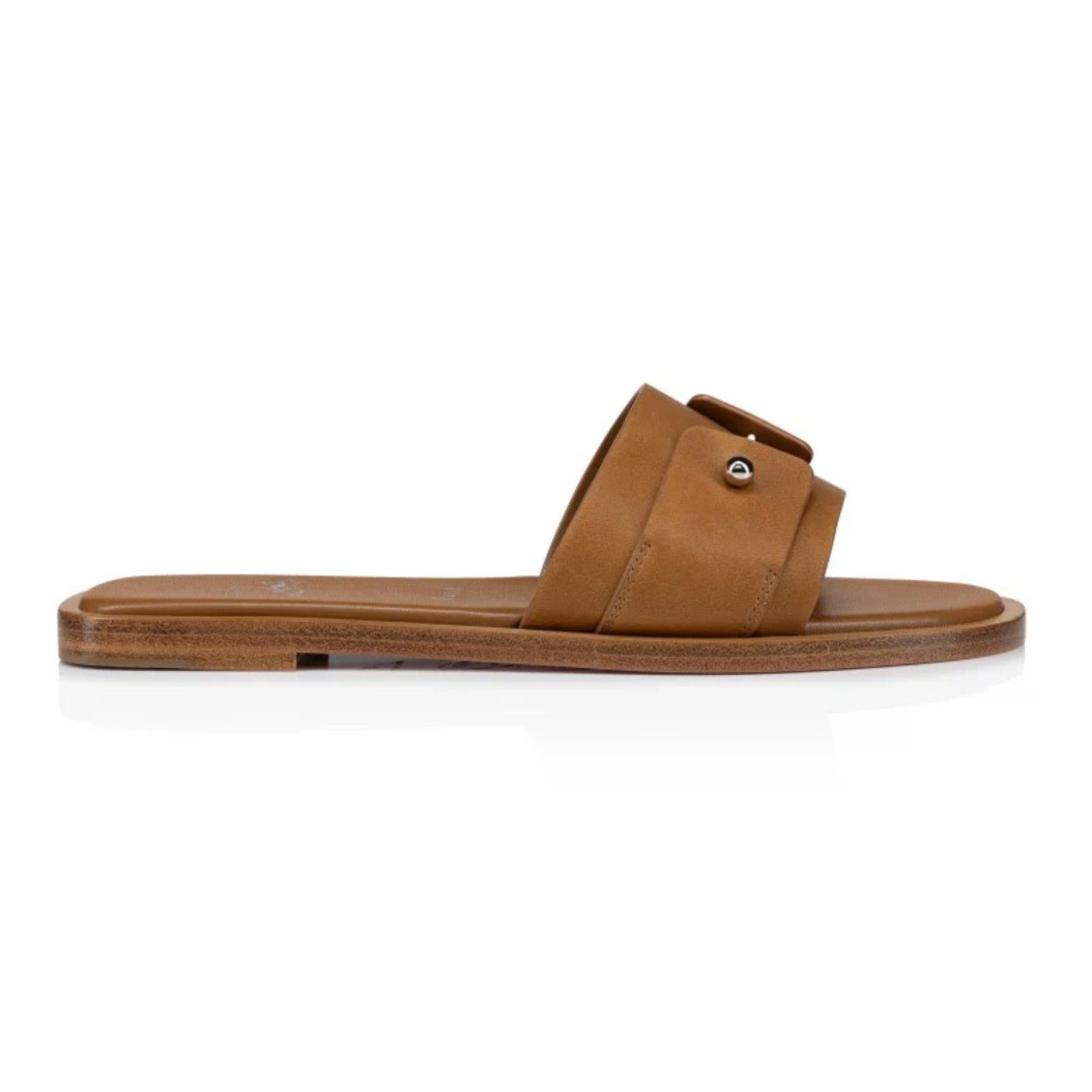 Christian Louboutin Christian Louboutin Chambelimule Flat Tera Brown Sandal 36 Size US 6 / IT 36 - 3 Thumbnail