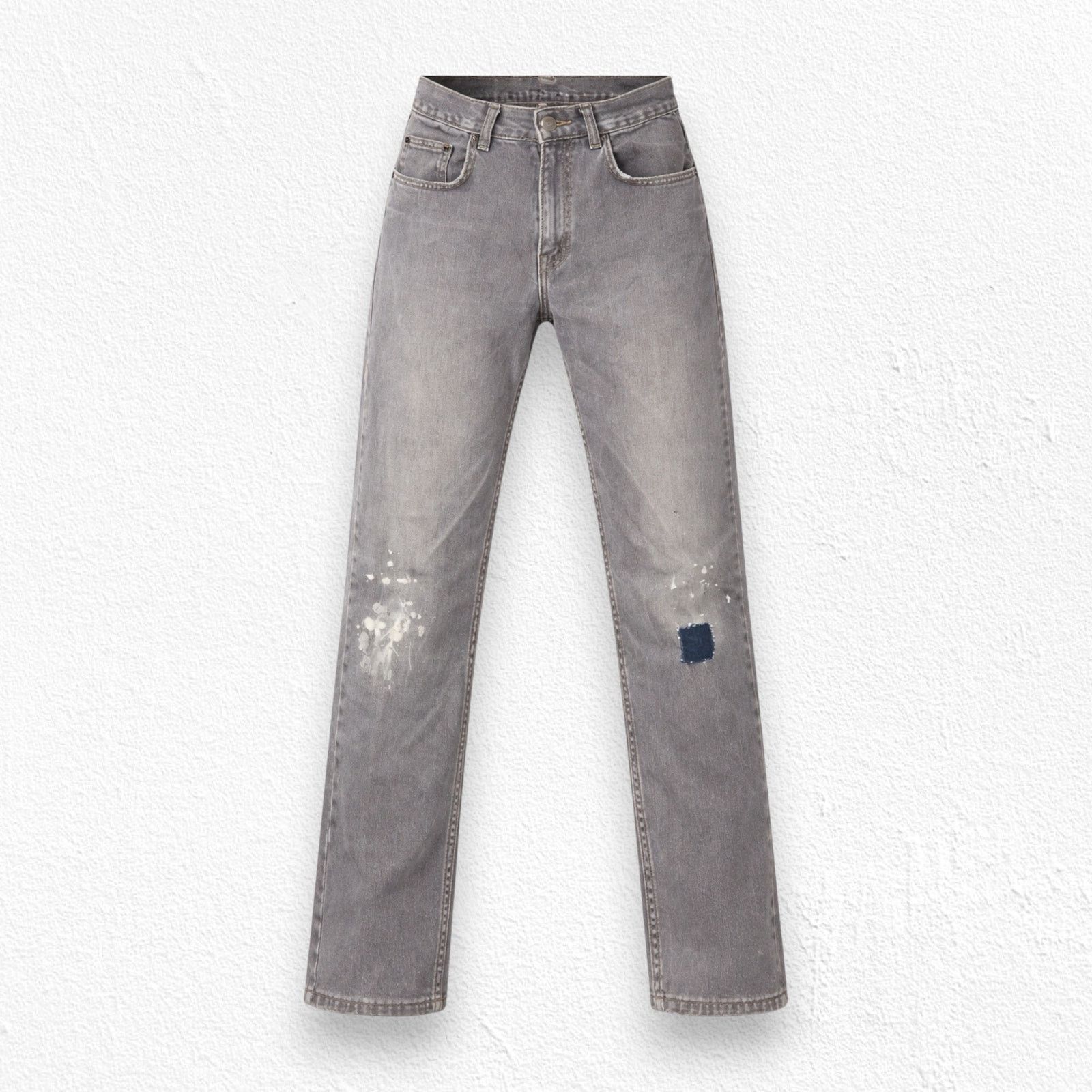 Arizona Jean Co. Vintage 90s USA Workwear Paint Splatter Jeans Size 27 Size US 27 - 1 Thumbnail
