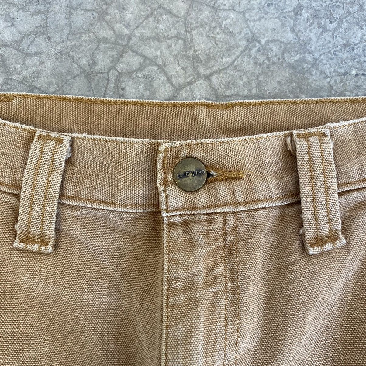 Carhartt VTG Carhartt Double Knee Faded Tan Splatter Painter Pants Size US 33 - 11 Thumbnail