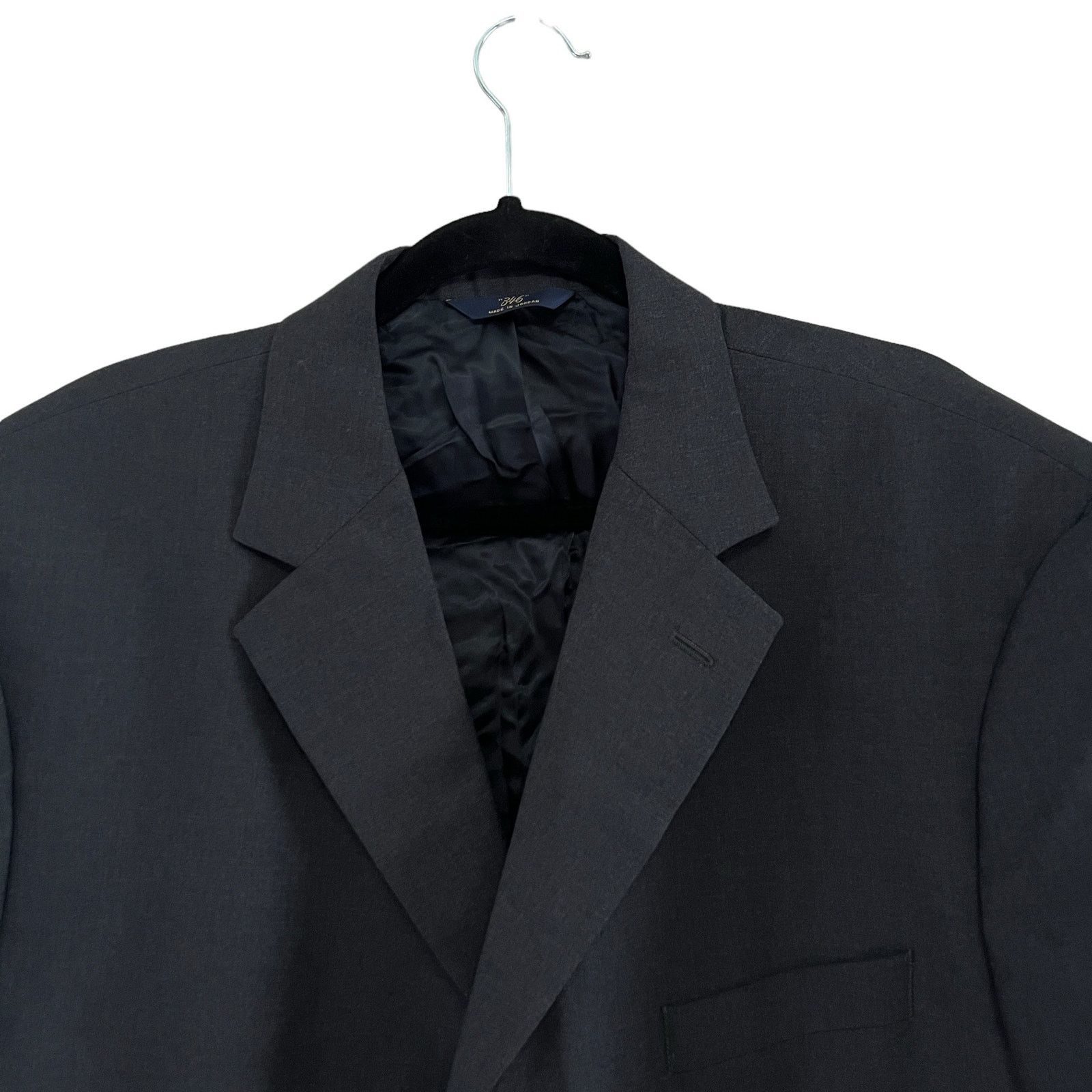 Brooks Brothers Brooks Brothers 346 Gray Single Breasted 3 Button Blazer 48R Size 48R - 6 Thumbnail
