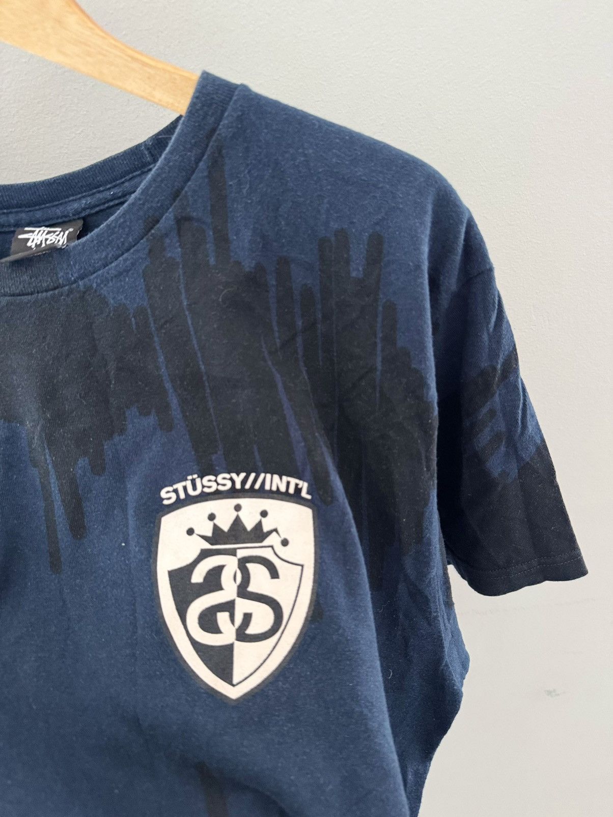Stussy Stussy 8 Noise Tee 'Navy' T-shirt Size US L / EU 52-54 / 3 - 9 Thumbnail