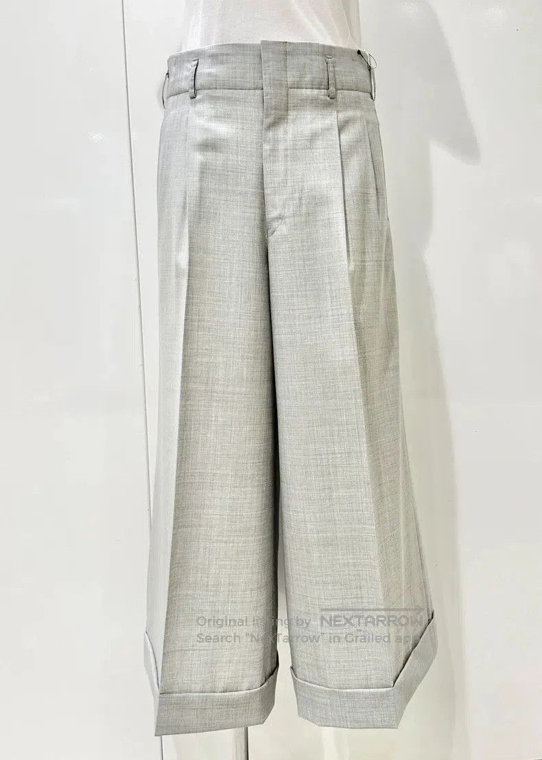 Comme des Garcons COMME des GARCONS Light Gray Wool Wide. Size US 26 / EU 42 - 5 Thumbnail