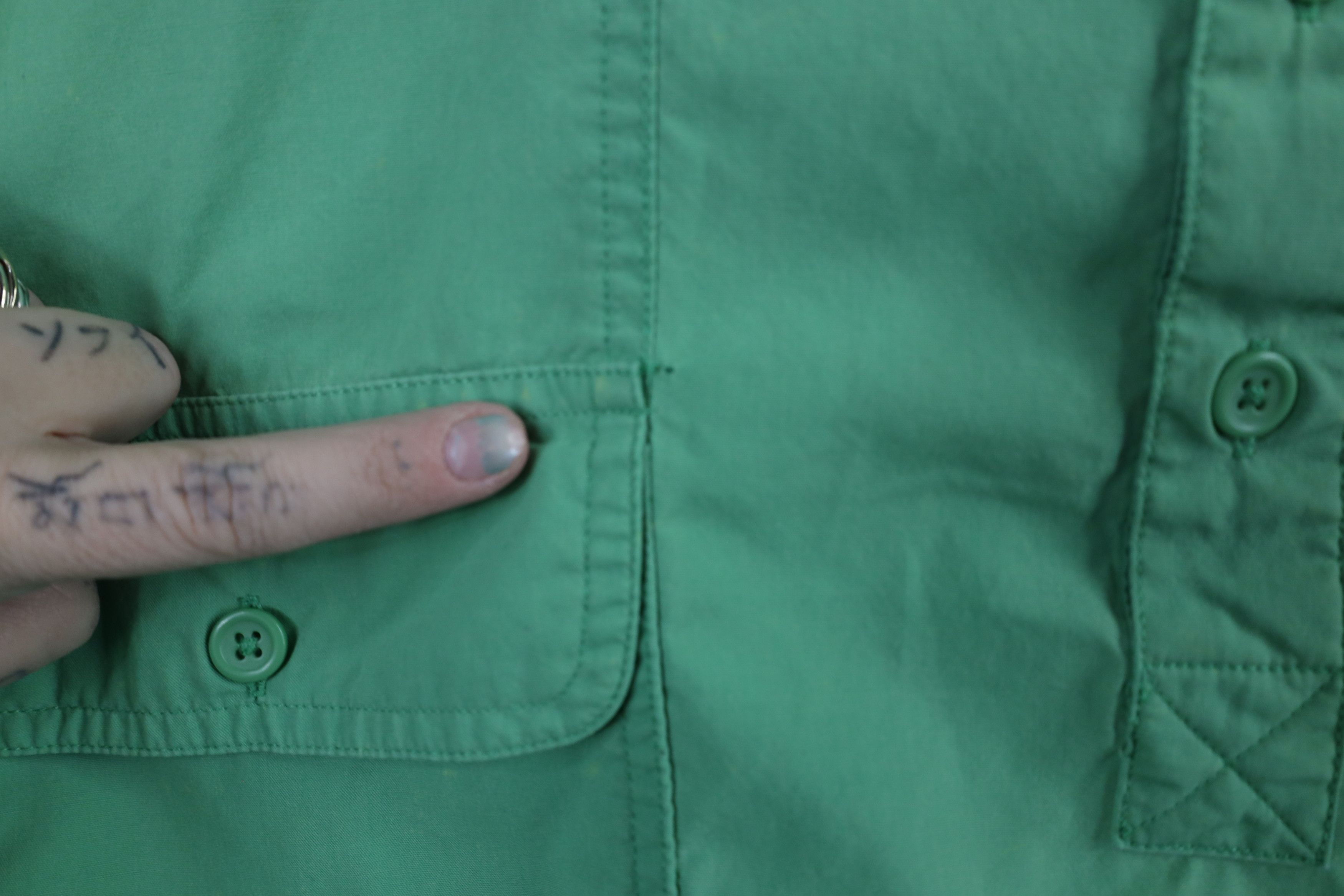 Vintage Vintage 90s Streetwear Panel Pullover Polo Shirt Green Size US XXL / EU 58 / 5 - 10 Thumbnail