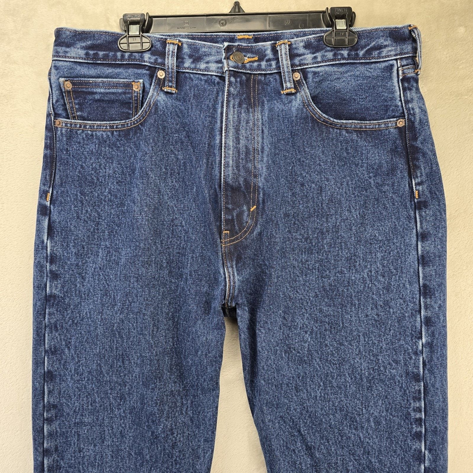 Levi's Levi's Premium Strong Jeans Mens 36x28 Blue BIG E Size US 36 / EU 52 - 2 Thumbnail