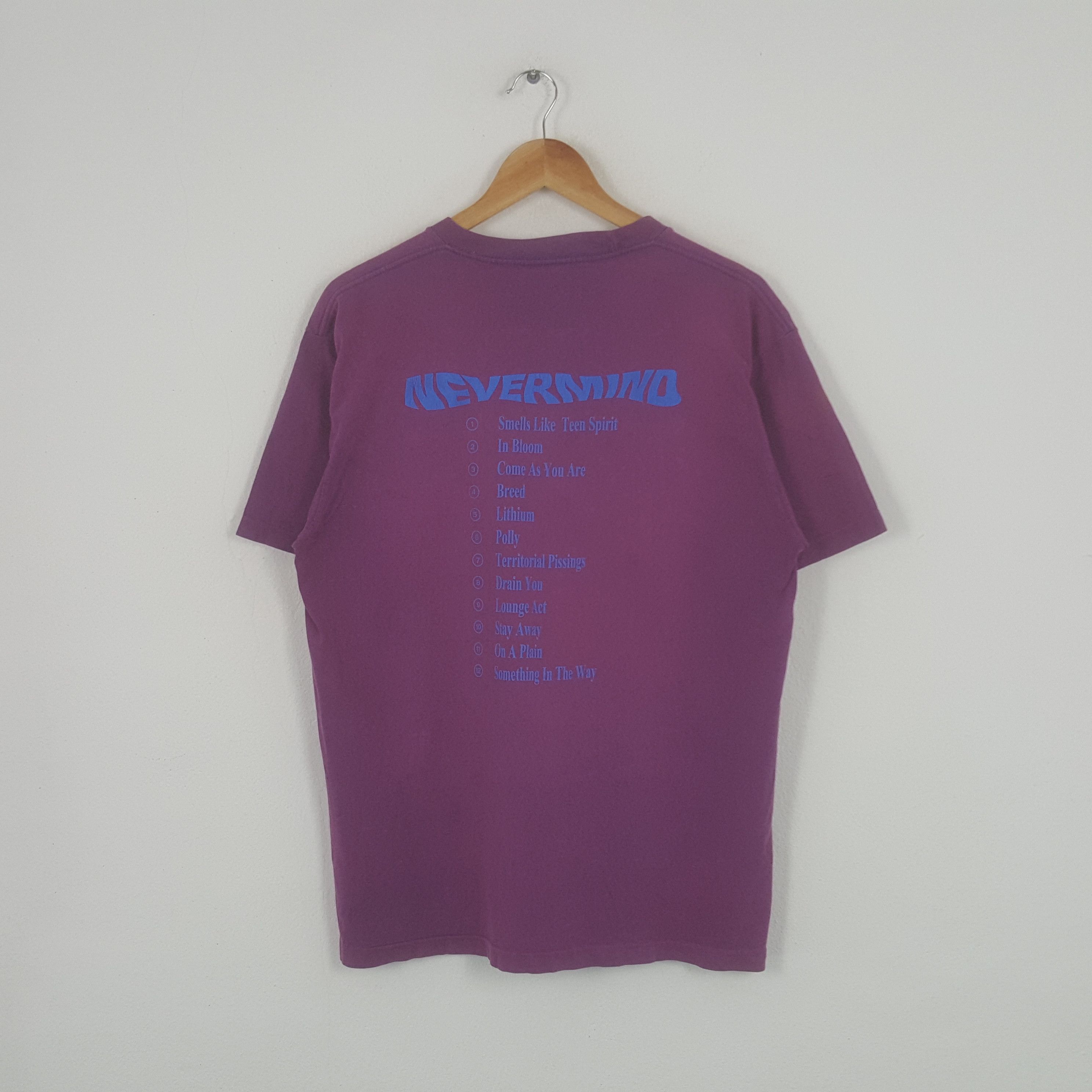 Nirvana × Vintage Vintage Nirvana Nevermind American Grunge Band Tshirt Size US L / EU 52-54 / 3 - 3 Thumbnail