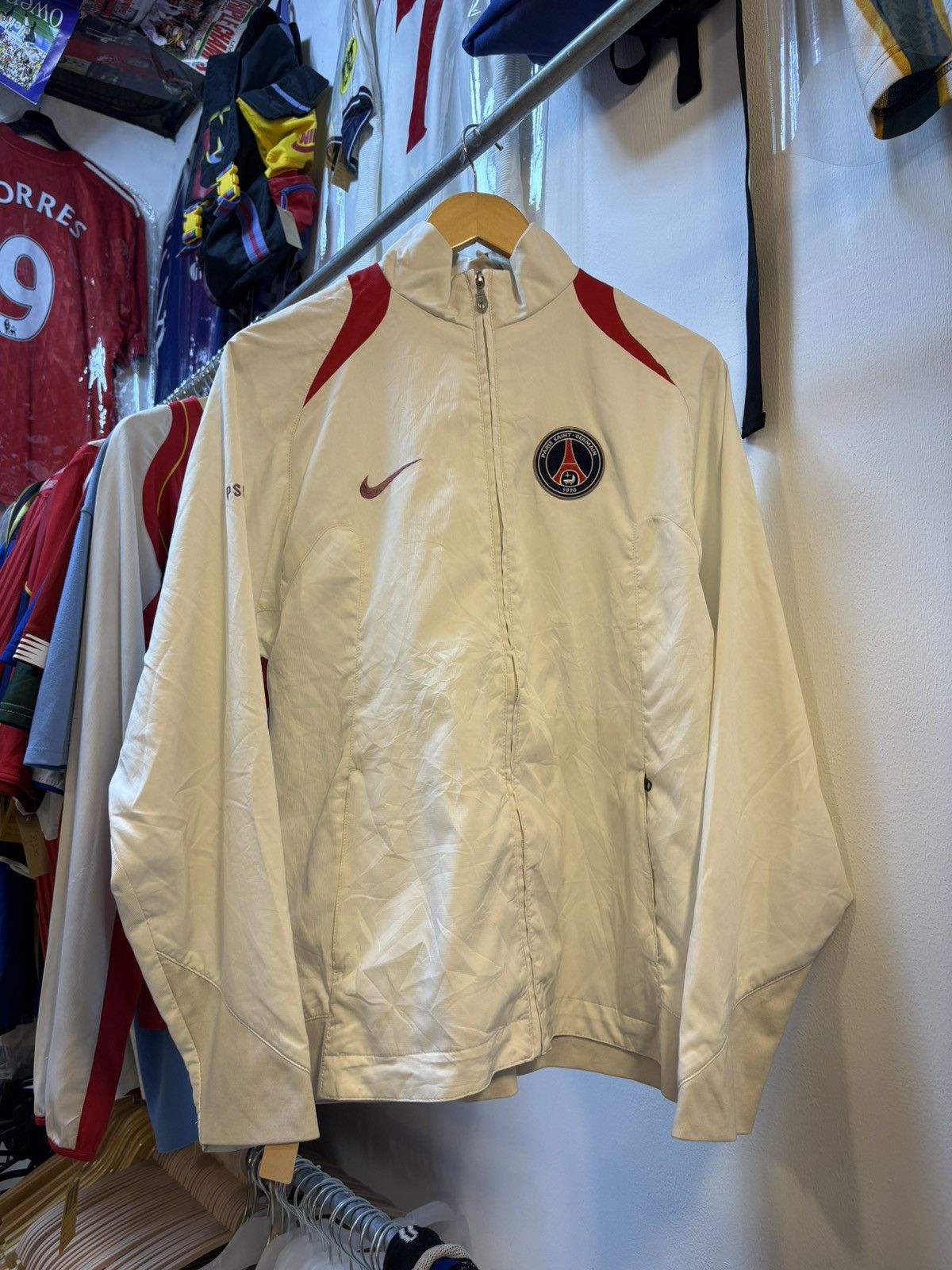 Nike Vintage Y2K Paris Saint-Germain Tracksuit Size US M / EU 48-50 / 2 - 1 Thumbnail
