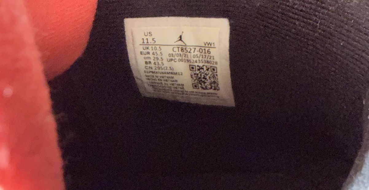 Jordan Brand Air Jordan Red Thunder 4 Size US 11.5 / EU 44-45 - 6 Thumbnail