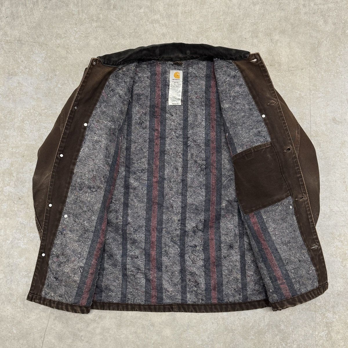 Carhartt Vintage Carhartt Chore Jacket Faded Size US L / EU 52-54 / 3 - 3 Thumbnail