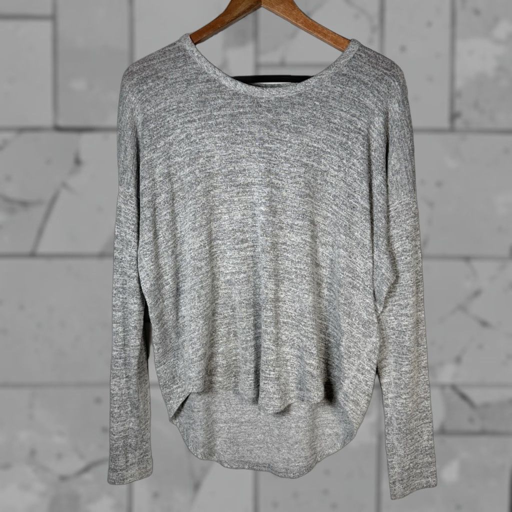 Rag & Bone Rag & Bone Gray Stretchy Polyester Blend Long Sleeve Shirt Womens Size S Size S / US 4 / IT 40 - 1 Thumbnail