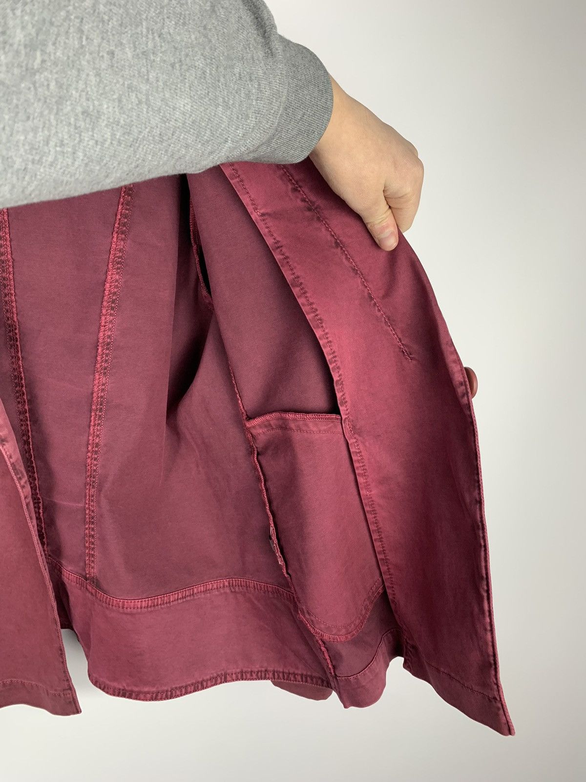 OSKA OSKA Avant Garde Blazer Jacket Size 3 Purple One Button Size ONE SIZE - 12 Thumbnail
