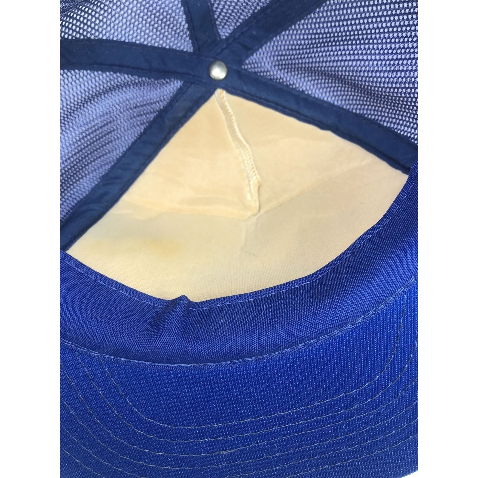 Vintage Vintage YR Bell Royal Blue & White G.M. Town MINN Snapback M Size ONE SIZE - 10 Thumbnail