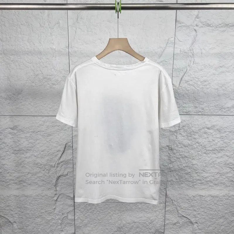 Alexander McQueen Alexander McQueen Men's White Cotton T-Shirt . Size US M / EU 48-50 / 2 - 2 Thumbnail