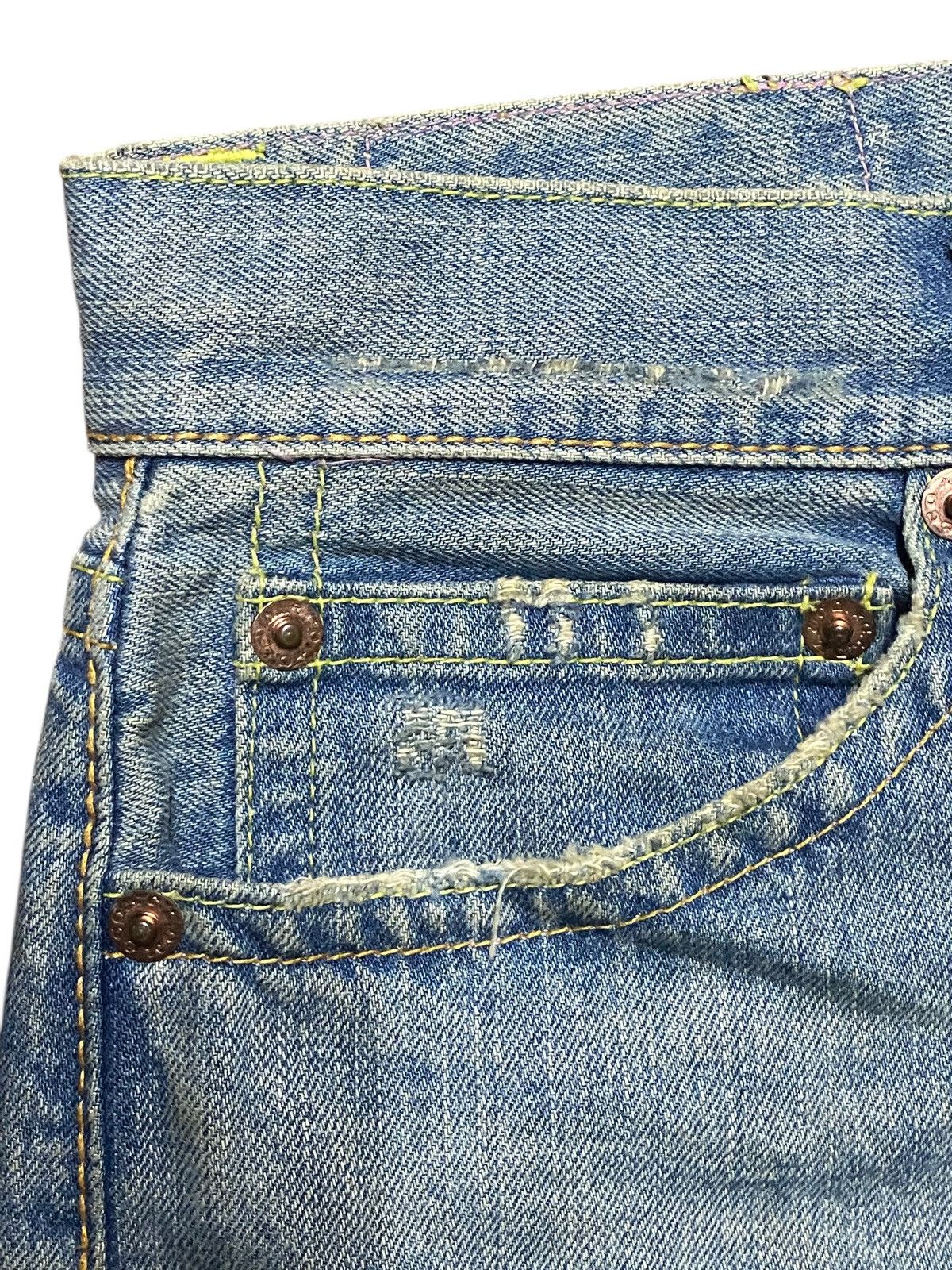 Hysteric Glamour Vintage Japanese Brand Coco Lulu Mud Wash Distressed Baggy Size US 30 / EU 46 - 11 Thumbnail