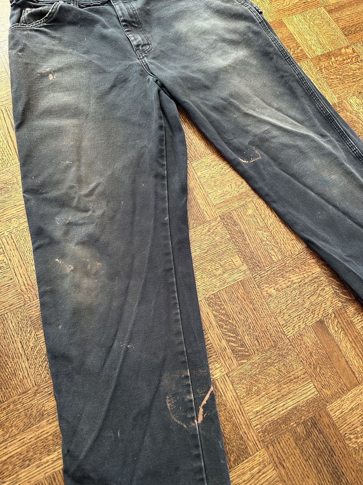 Dickies Vintage Y2K Dickies Faded Carpenter Canvas Work Pants Size US 34 / EU 50 - 3 Thumbnail