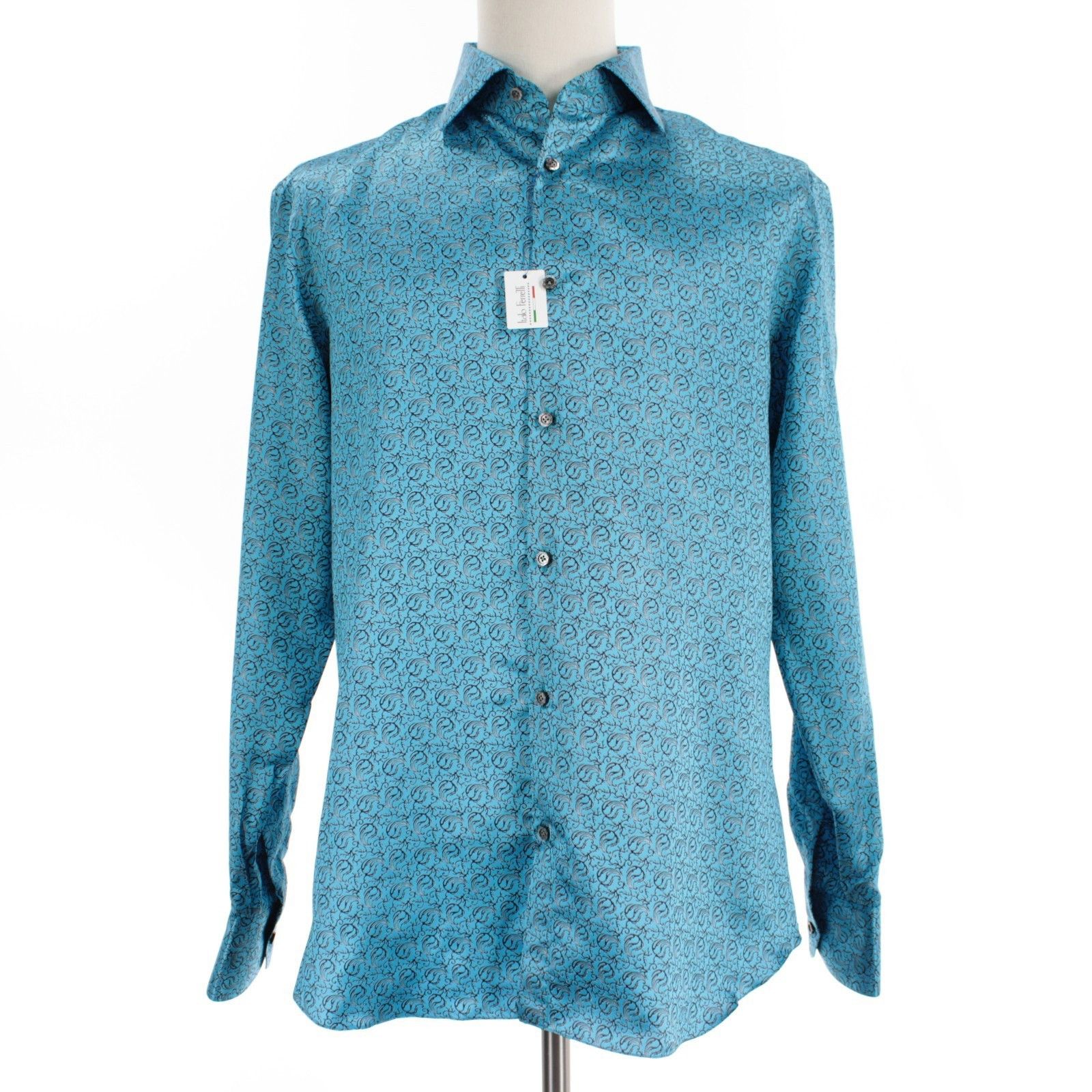 Other Italo Ferretti New with tags Shirt Size L US In Blue Size US L / EU 52-54 / 3 - 1 Thumbnail