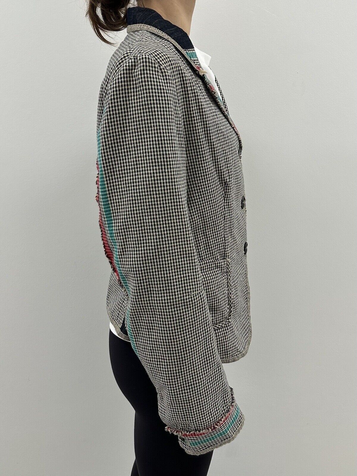 Marithe + Francois Girbaud Marithe Francois Girbaud Blazer Womens Checked y2k vintage Size L / US 10 / IT 46 - 7 Thumbnail
