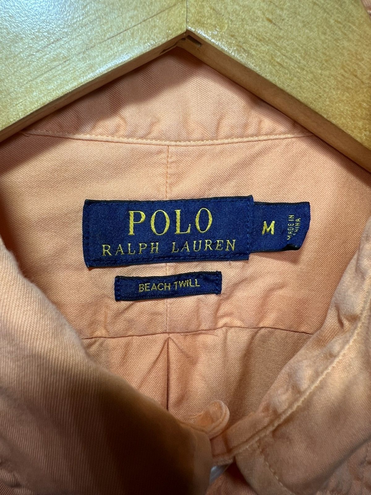 Polo Ralph Lauren Polo Ralph Lauren Shirt Mens M Orange Beach Twill Button Up Size US M / EU 48-50 / 2 - 3 Thumbnail