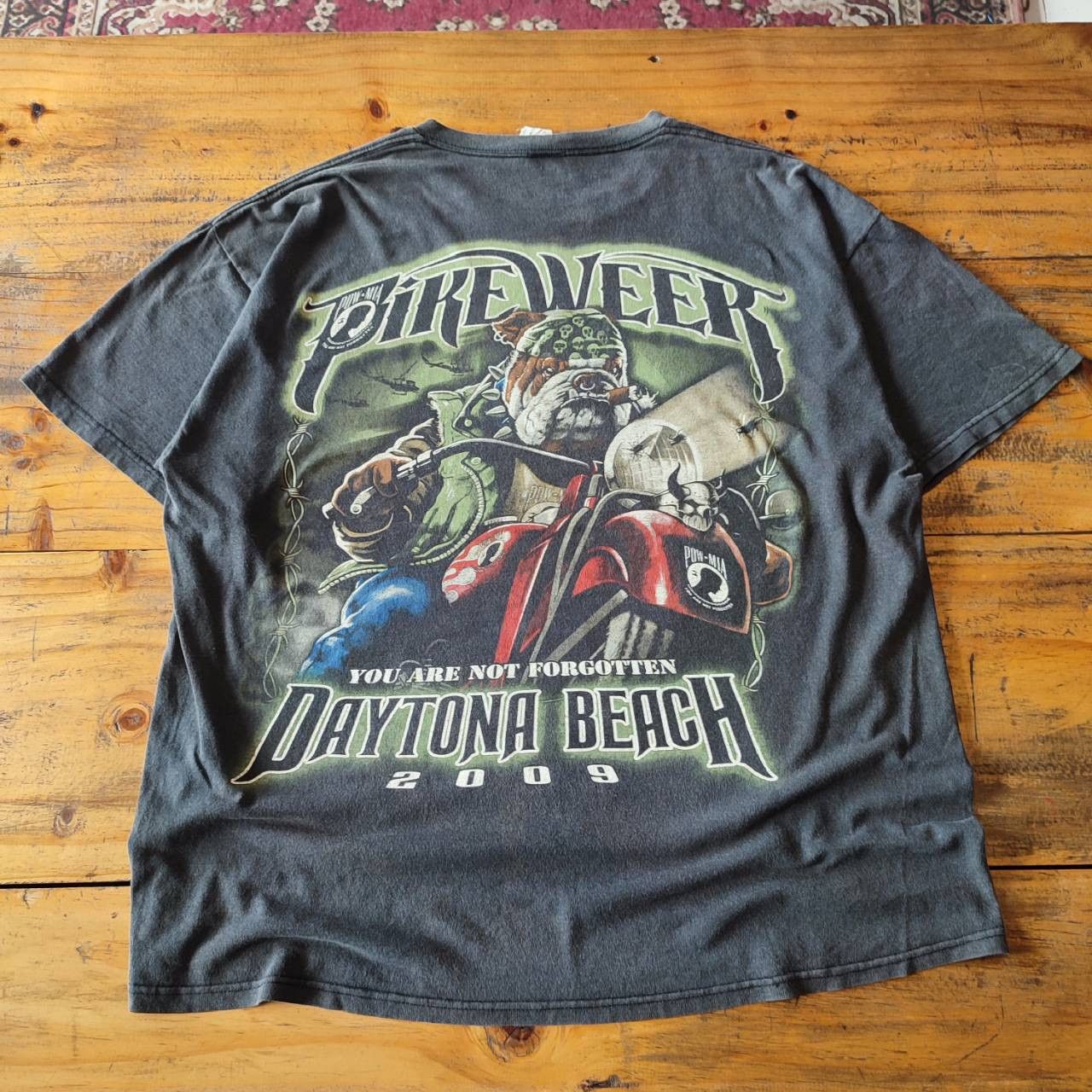 Harley Davidson × Vintage Pow * Mia 2009 Bike Week Daytona Beach Size US XL / EU 56 / 4 - 2 Thumbnail