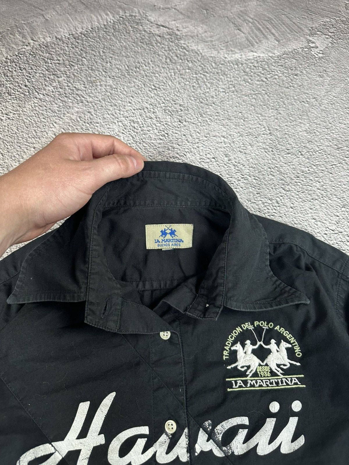 La Martina × Vintage Vintage La Martina Hawaii #3 Y2K Shirt Faded Old Money Size US S / EU 44-46 / 1 - 5 Thumbnail
