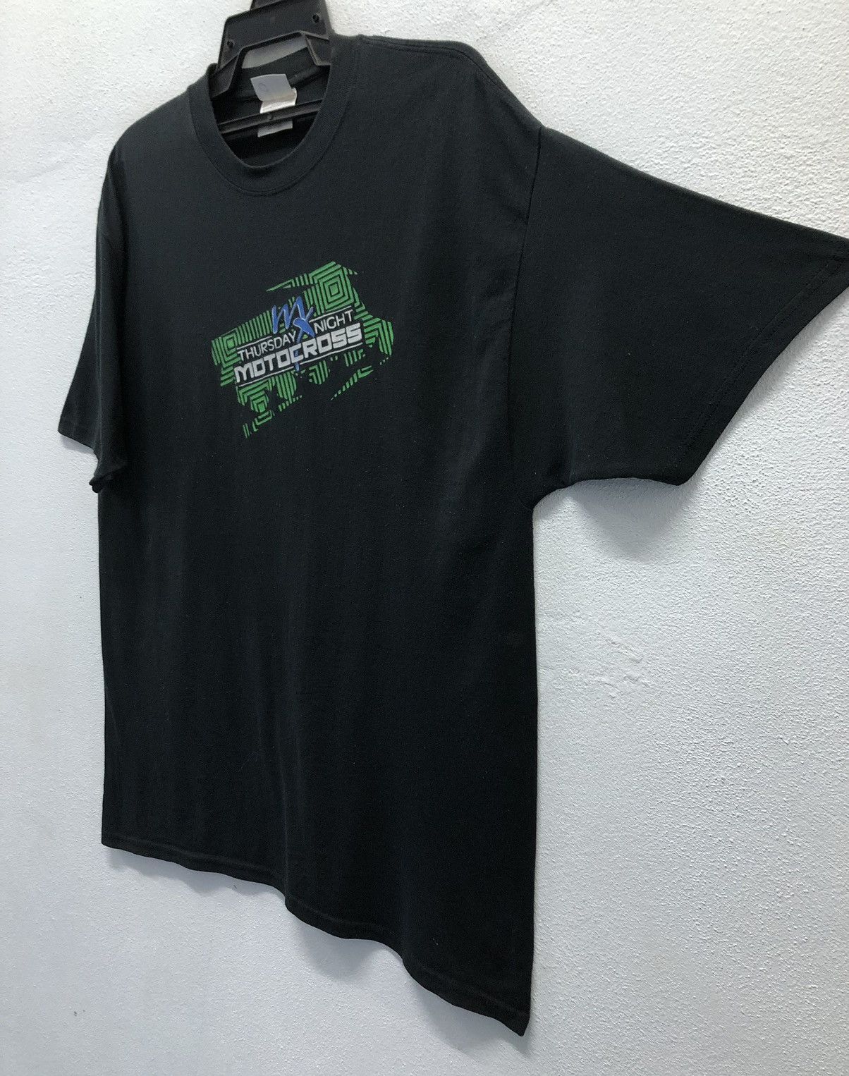 Vintage Vintage Port and Company Thursday Night MX Motocross T-Shirt Size US XL / EU 56 / 4 - 5 Thumbnail