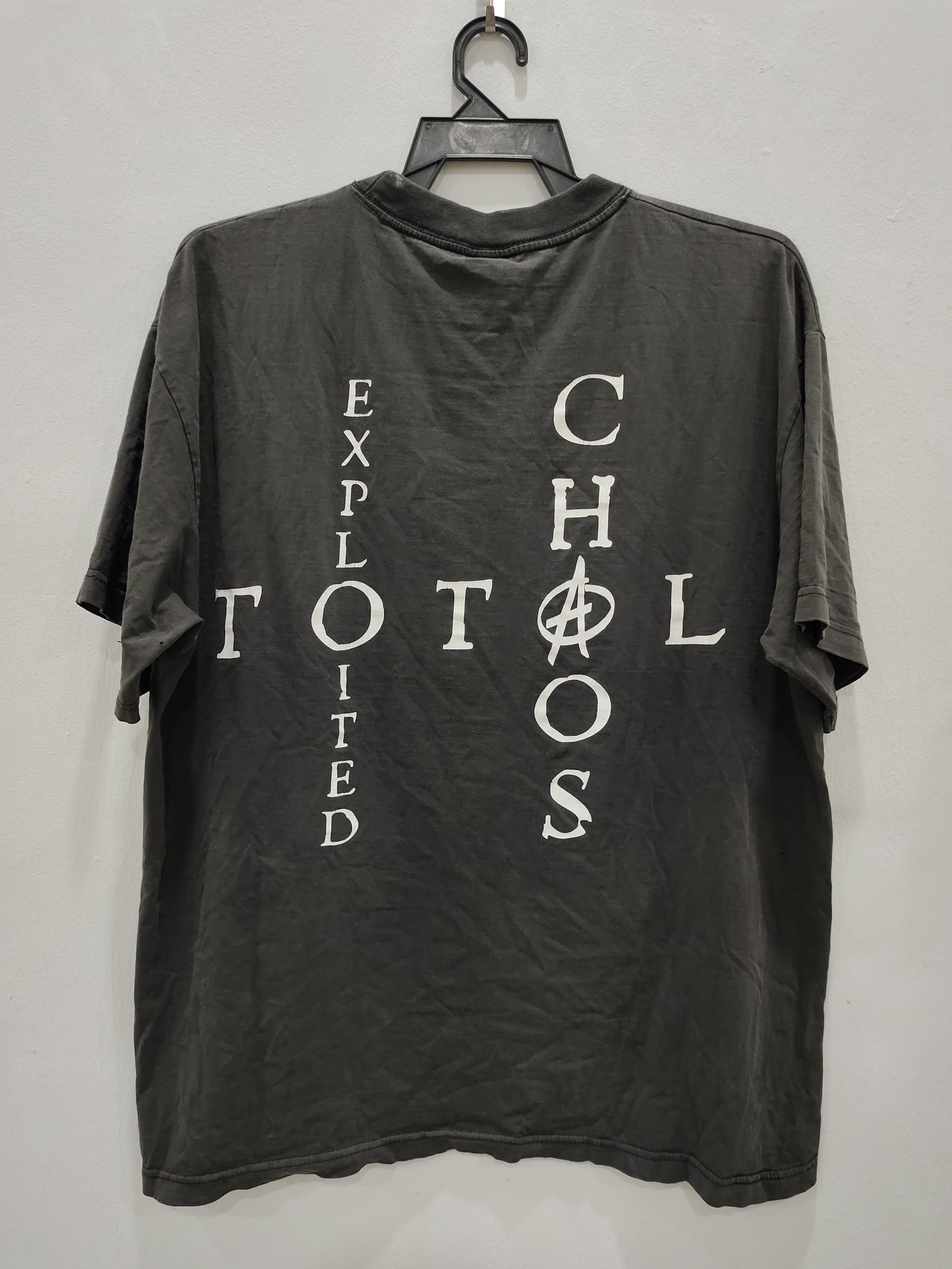 Band Tees Vintage 90s The Exploited Punk Band Distressed Tees Size US XL / EU 56 / 4 - 2 Thumbnail